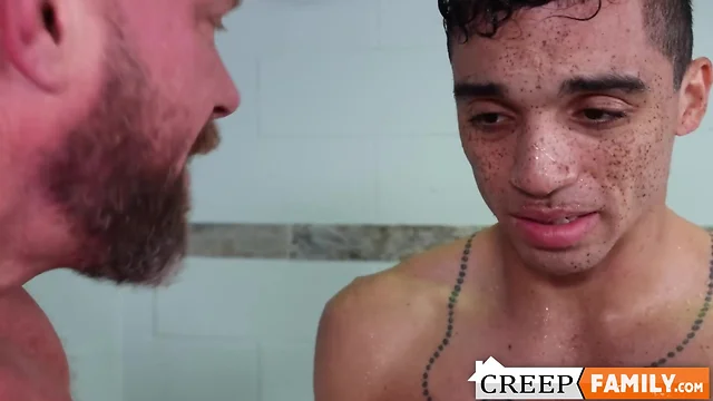 Killian knoxx and amone bane get wet and wild in the shower