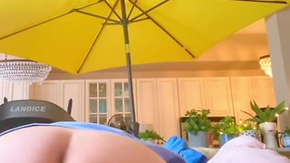 Big daddy booty and hole hands-free ejaculation