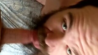 Bearded cub daddy sucks bubba bears cock meat - no porn intended!