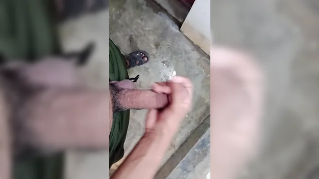 Hard masturbation with fisting