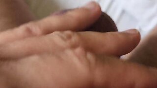 Or teen.close-up pov of hard cock with pre-cum and cockring