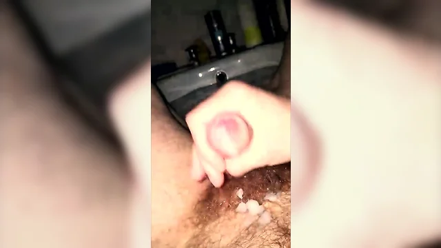 My leaky uncut cock cumshots compilation - clips from my phone