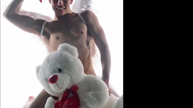 Asian jock model anal rimming and hardcore blowjob