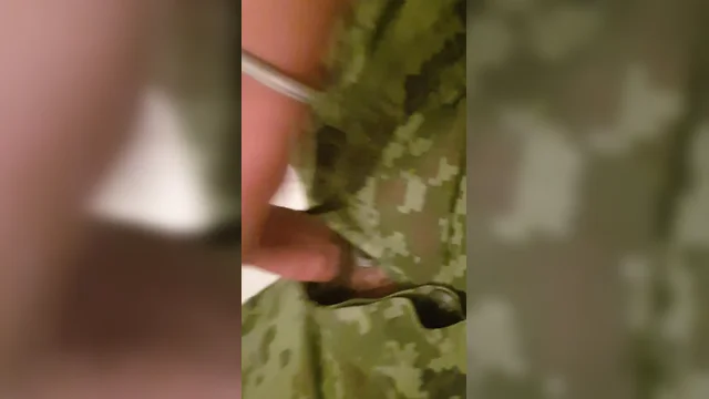 Militar de la sedena masturbando