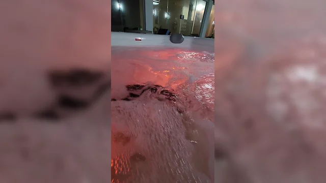 Splashing around in the tub