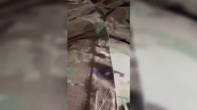 Youngest jerk in the barracks: snuck off rank and shot loads of cum!