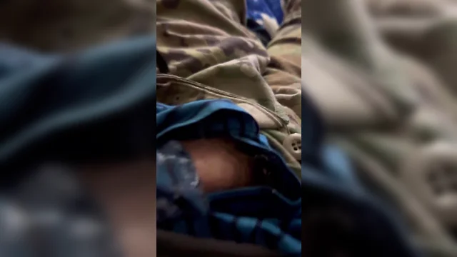 Youngest army solider jerks off hard cocks and shoots onto uniform and pants!