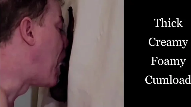 Massive caribbean stud gets a mouthful in interracial gloryhole encounter - big cock, bisexual fun!