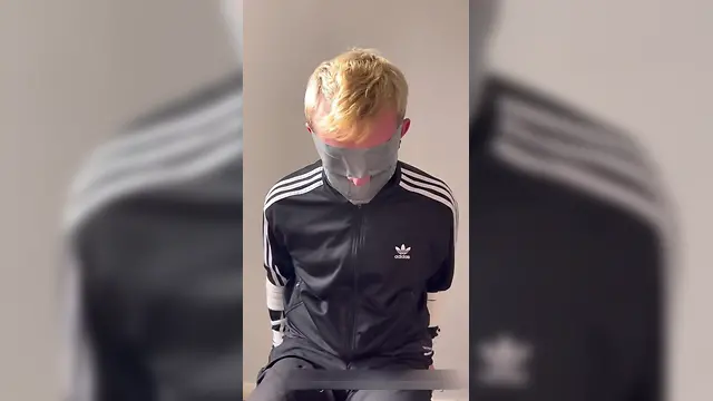 Tickle torture in black adidas jacket: amateur bdsm domination of scally chav twinks bondage domination twinks bdsm punishment boys tickling ticklish