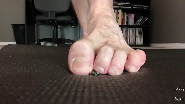 Giant alpha men dominating tiny yoga mat mants: pov humiliation fetish & feet workout