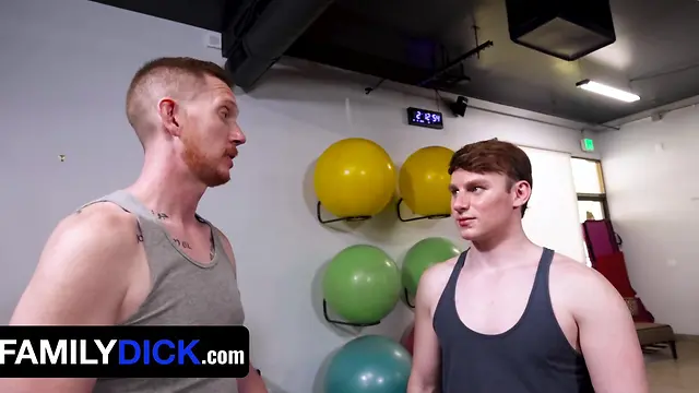 Building self-confidence: a stepfathers mission for his stepson ft. brody kayman and eric charming in familydick workout