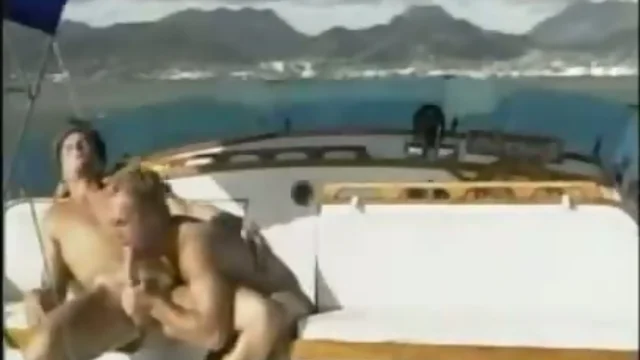 Gay sex on a boat