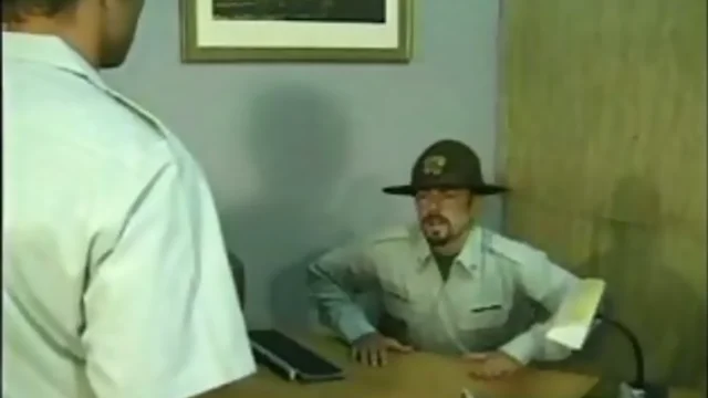 Lustful sergeant fucks a sexy soldier