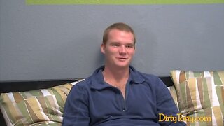Hairy hot amateur jerks off
