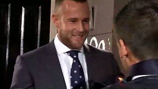 Man in suit fucked hard
