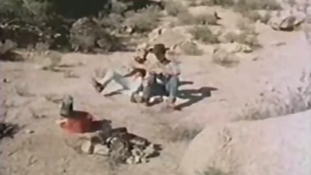 Gay cowboys retro fuck outdoors