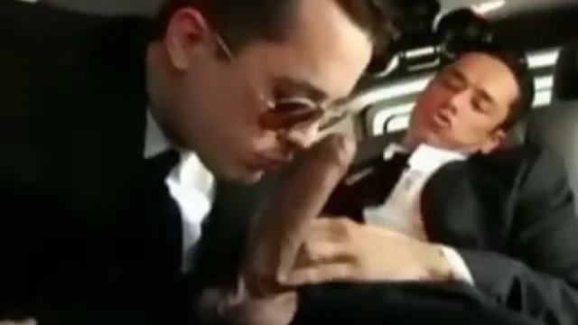Limo driver and client fuck