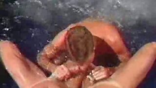 Hot tub hotties love to fuck